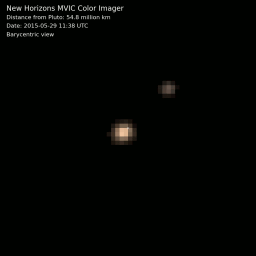 PIA19688: Pluto and Charon in Color: Barycentric View (Animation)