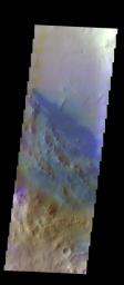 PIA19777: Pettit Crater - False Color