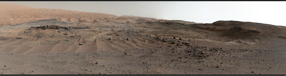 PIA19803: Curiosity Rover's View of Alluring Martian Geology Ahead