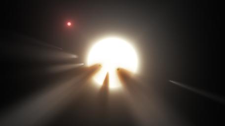 PIA20053: Swarm of Comets (Artist's Concept)
