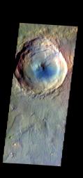 PIA20231: Crater - False Color