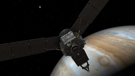 PIA20703: Juno Points Homeward (Artist's Concept)