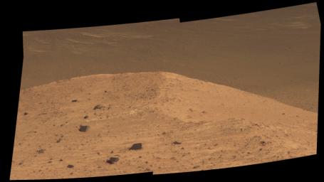 PIA20851: 'Spirit Mound' at Edge of Endeavour Crater, Mars