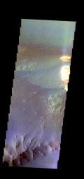 PIA20983: Ganges Chasma - False Color