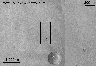 PIA21130: Signs of Schiaparelli Test Lander Seen From Orbit