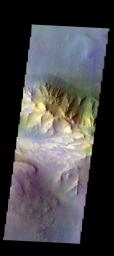 PIA21308: Coprates Chasma - False Color