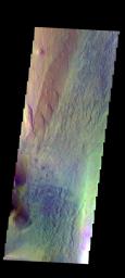 PIA21311: Ophir Chasma - False Color