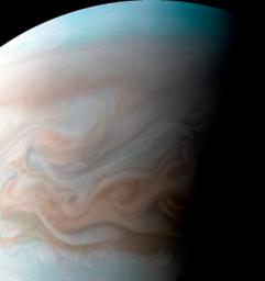 PIA21384: Juno Captures Jupiter Cloudscape in High Resolution