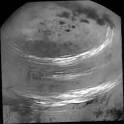 PIA21450: Cloud Bands Streak Across Titan
