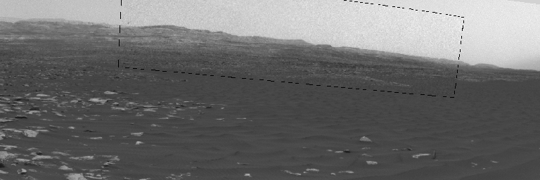 PIA21483: Swirling Dust in Gale Crater, Mars, Sol 1613