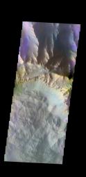 PIA21667: Coprates Chasma - False Color