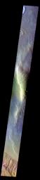 PIA21672: Newton Crater - False Color