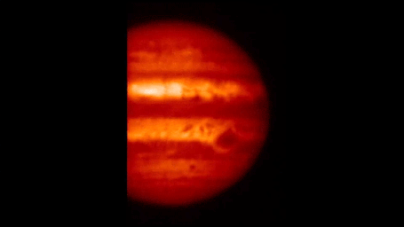 PIA21715: Rotating Jupiter With Great Red Spot, January 2017
