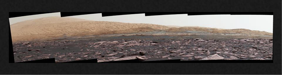 PIA21716: View Toward 'Vera Rubin Ridge' on Mount Sharp, Mars