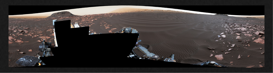 PIA21719: 'Nathan Bridges Dune' on a Martian Mountain