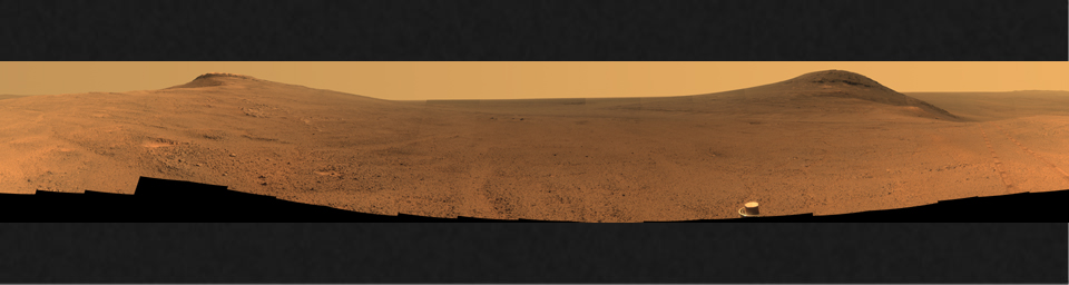 PIA21723: Panorama Above 'Perseverance Valley' on Mars