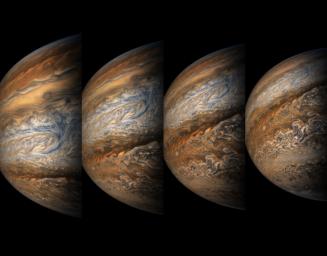 PIA21780: Juno's Eighth Close Approach to Jupiter
