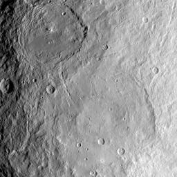 PIA21917: Urvara and Yalode: Giant Craters on Ceres