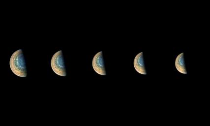 PIA21979: Time-lapse Sequence of Jupiter's South Pole