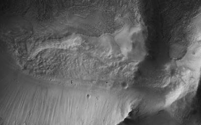 PIA22116: A Collapsed Crater Rim