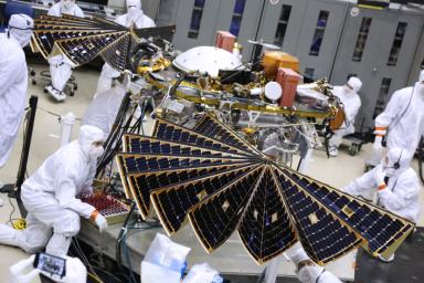 PIA22205: InSight Lander Solar Array Test