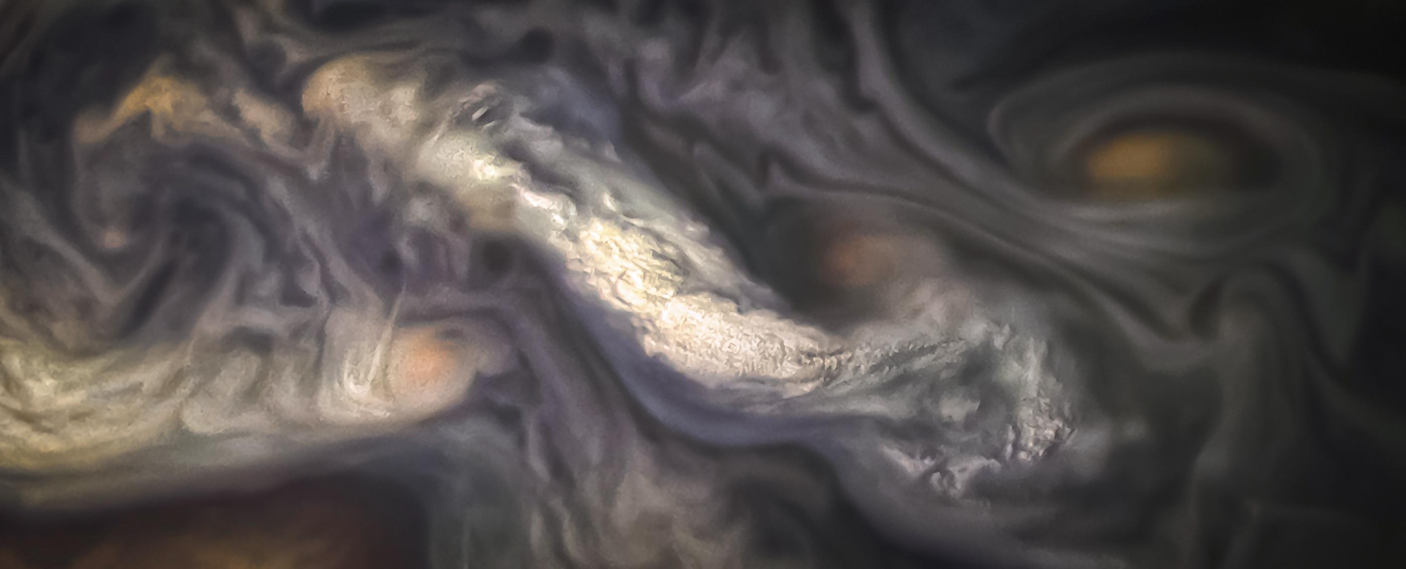 PIA22426: High-Altitude Jovian Clouds