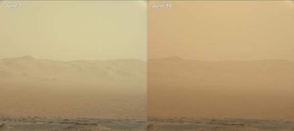 PIA22520: Curiosity's View of the June 2018 Dust Storm