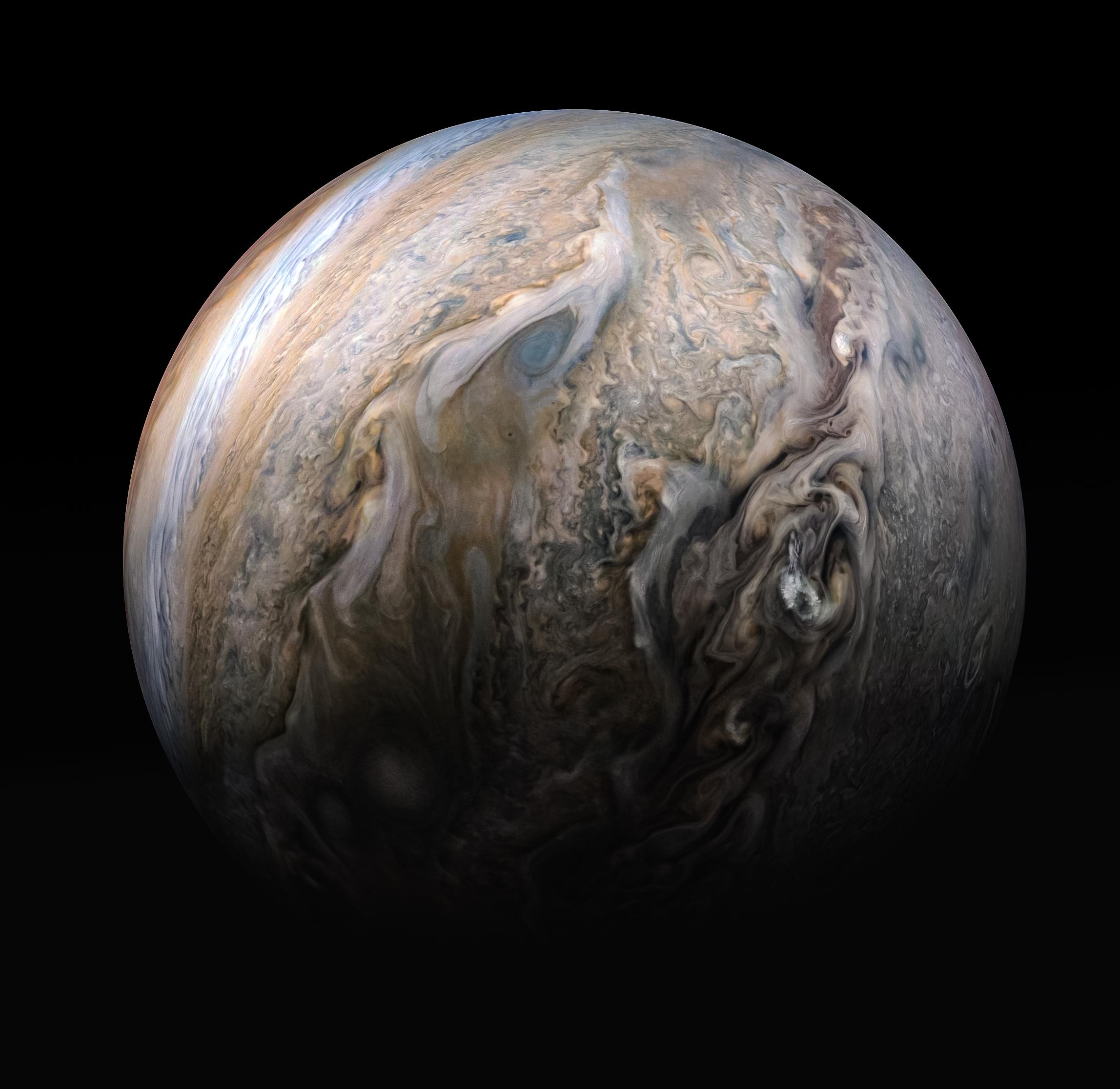 PIA22949: Tumultuous Clouds of Jupiter