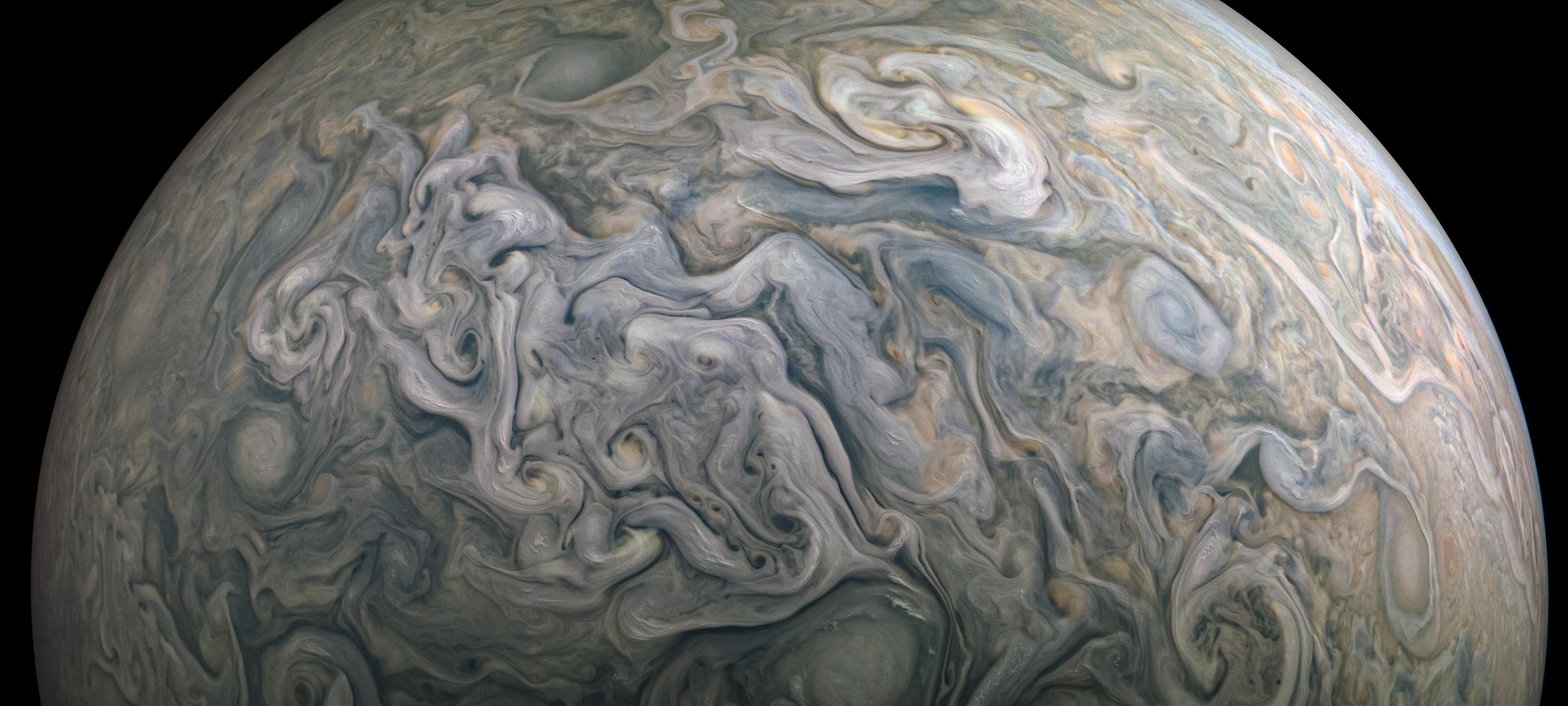PIA23803: Churning Texture in Jupiter's Atmosphere