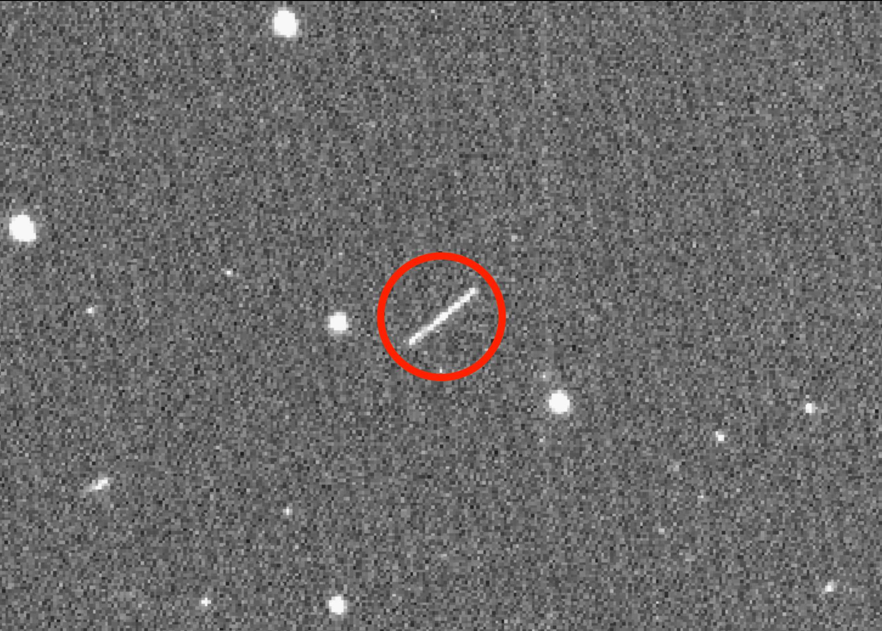 PIA24038: Asteroid 2020 QG as Seen Through ZTF Telescope