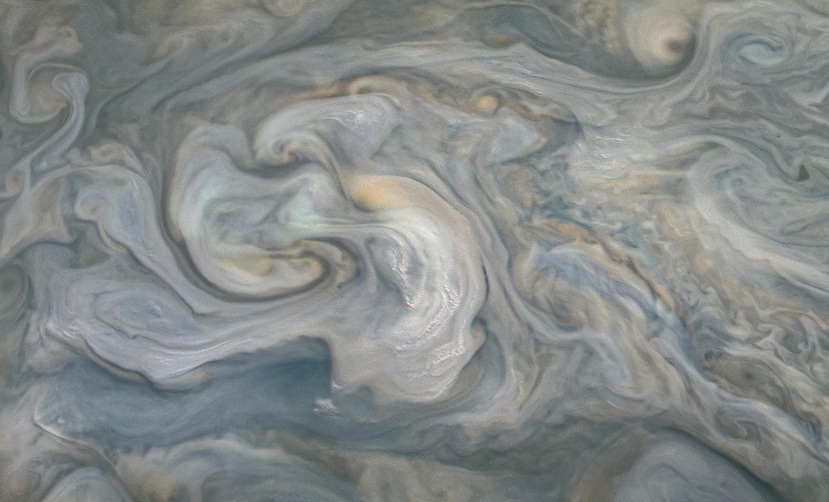 PIA24041: When Jupiter's Clouds Pop Up