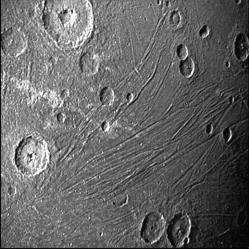PIA24682: Close-up of Dark Side of Jupiter Moon Ganymede