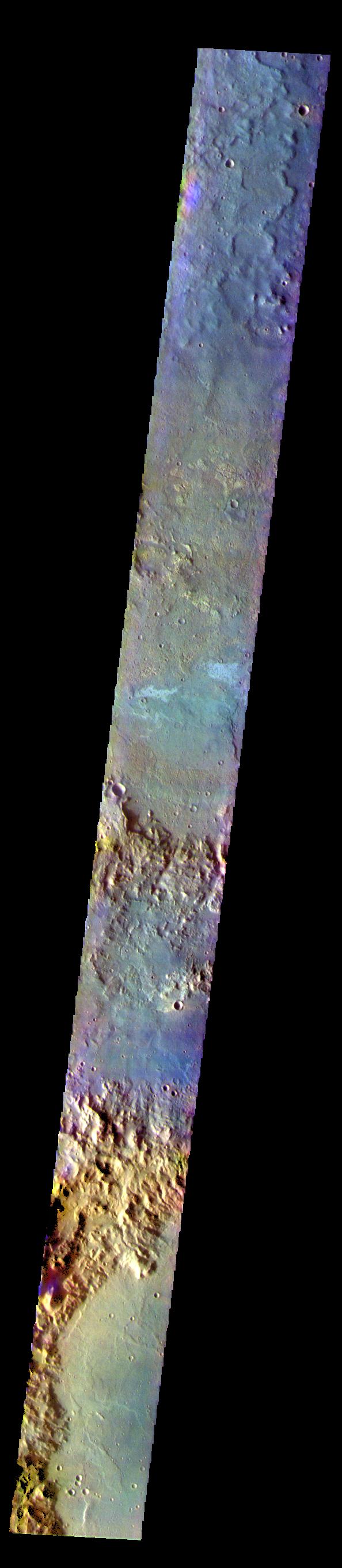 PIA24999: Terra Cimmeria - False Color