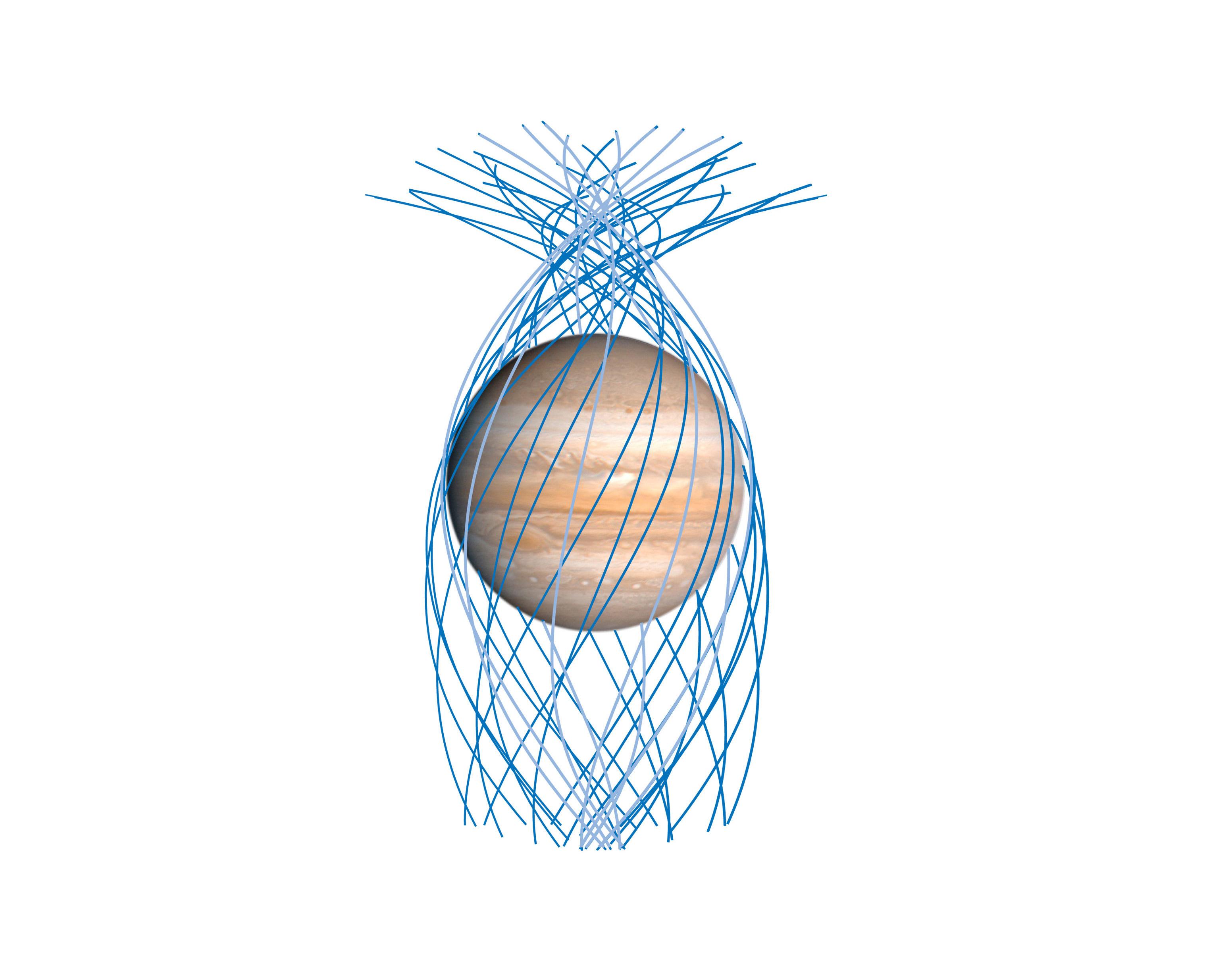 PIA25061: Five Years of Juno Orbits