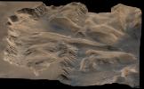 PIA00006: Oblique View with Altimetry of Valles Marineris