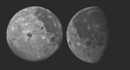 PIA00077: Moon - 2 Views of Orientale Basin