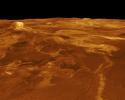 PIA00102: Venus - 3-D Perspective View of Estla Regio