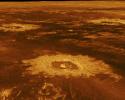 PIA00103: Venus - 3-D Perspective View of Lavinia Planitia