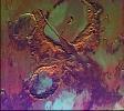 PIA00151: Memnonia Fossae (Enhanced Color)