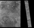 PIA00207: Venus - Magellan and Arecibo Comparison