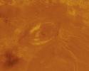 PIA00216: Venus - False Color of Sacajawea Petera