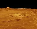 PIA00233: Venus - 3-D Perspective View of Eistla Regio