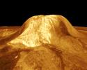 PIA00234: Venus - 3-D Perspective View of Gula Mons