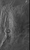 PIA00250: Venus - Wanda Crater in Akna Montes
