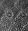 PIA00269: Venus - Stereo Image Pair of Crater Goeppert-Mayer