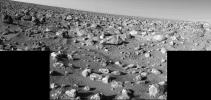 PIA00525: High-Resolution Mosaic - Mars Rocky Horizon