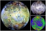 PIA00584: Global View of Io in various colors