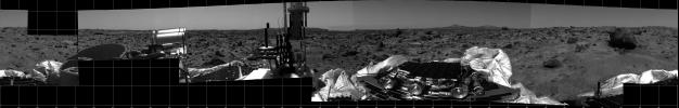 PIA00622: 360-degree Panorama of Martian Surface