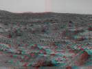 PIA00676: Martian Terrain & Wedge in 3-D