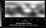 PIA00826: Map of Pluto's Surface